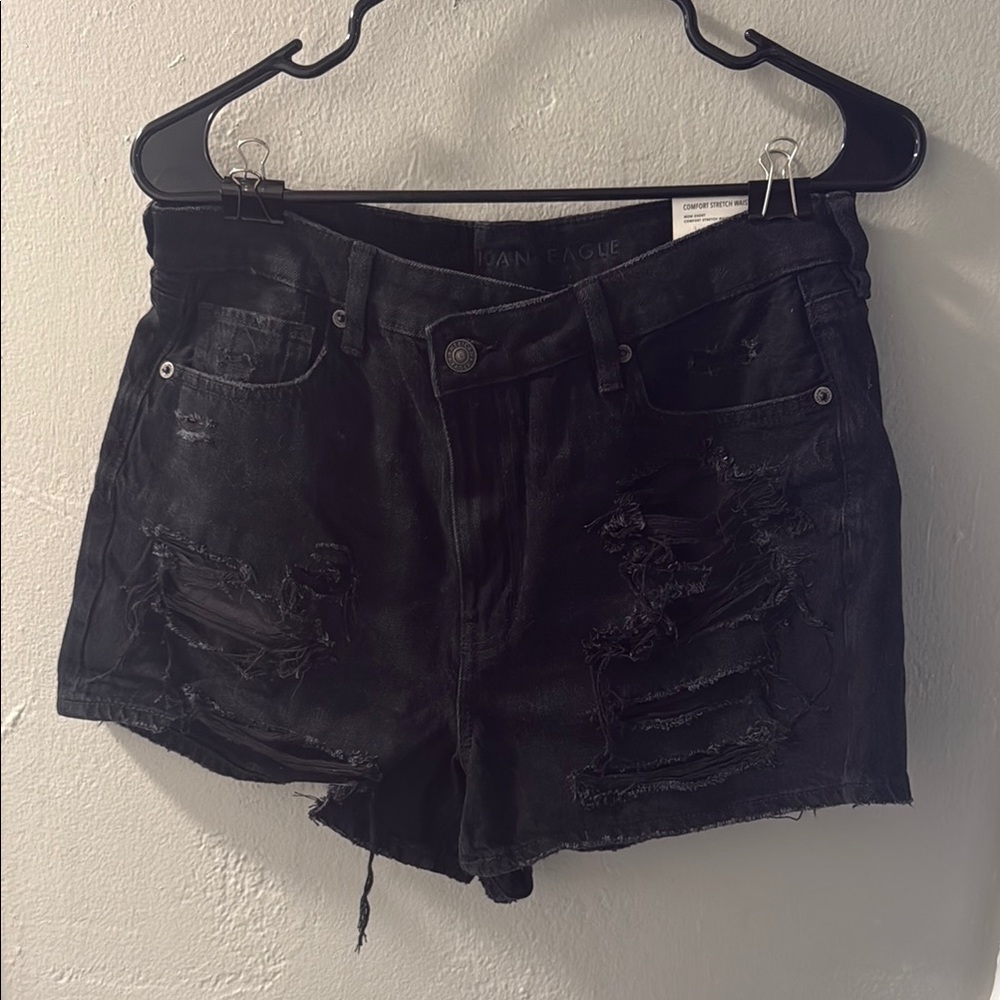American Eagle Distressed Mom Shorts